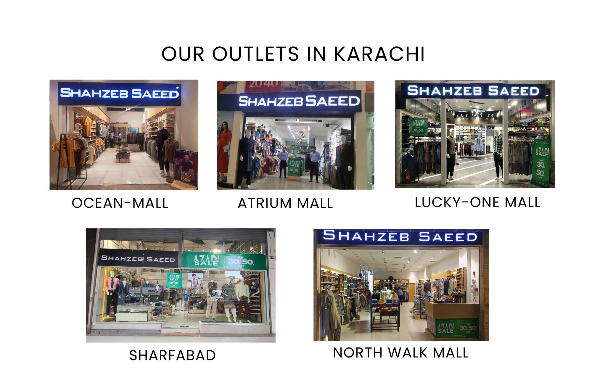 Our OUtlets